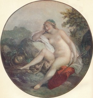 'A Bacchante', 18th century. Artist: Francois Boucher.