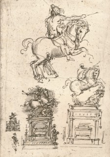 Study for the Sforza Monument, c1482-c1499 (1883). Artist: Leonardo da Vinci.