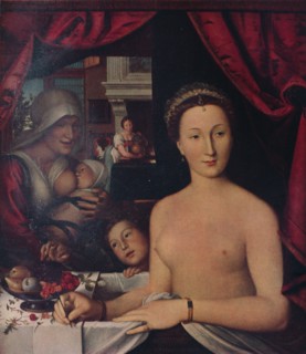 'Dame Au Bain (A Lady in Her Bath)', c1571. Artist: Francois Clouet.