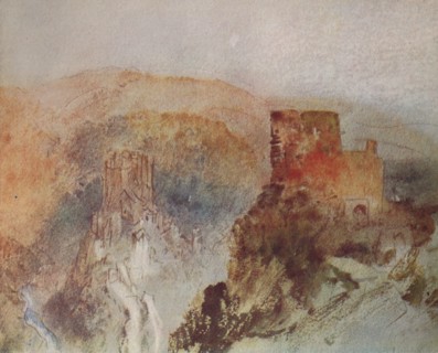 'Burg Eltz and Trutz Eltz from the North', 1840. Artist: JMW Turner.