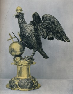 'Polish Eagle-shaped vessel from King John Casimir's set', c1666. Artist: Heinrich Mannlich.