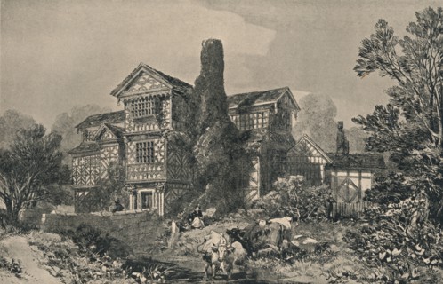 Little Moreton Hall, Cheshire, 1915. Artist: Unknown.