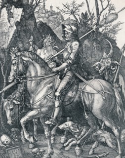 'The Knight, Death and the Devil', 1513 (1906). Artist: Albrecht Durer.