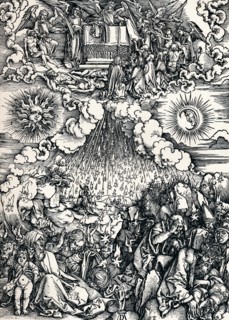 'The Opening of the Fifth and Sixth Seals', 1498 (1906). Artist: Albrecht Durer.