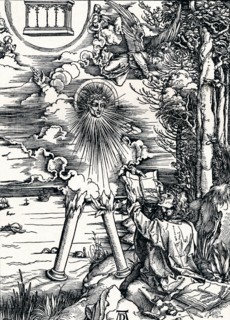 'St John Devouring the Book', 1498 (1906). Artist: Albrecht Durer.