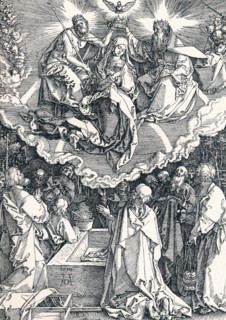 'The Assumption and Coronation of the Virgin', 1510 (1906). Artist: Albrecht Durer.
