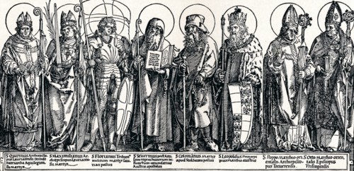 'The Patron Saints of Austria', 1515 (1906). Artist: Albrecht Durer.