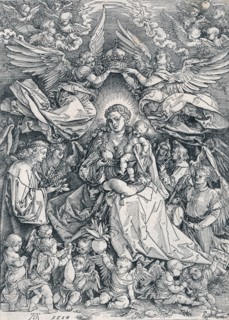 'The Holy Virgin as the Queen of the Angels', 1518 (1906). Artist: Albrecht Durer.