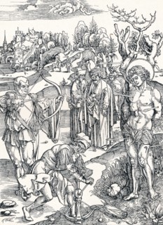 The Martyrdom of St Sebastian', c1495 (1906). Artist: Albrecht Durer.