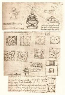Three architectural drawings, c1472-c1519 (1883). Artist: Leonardo da Vinci.