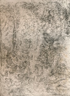 Charcoal Drawing, representing a Deluge, from the Royal Library, Windsor Castle, 1883. Artist: Leonardo da Vinci.
