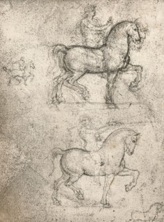 Study for the Sforza Monument, c1482-c1499 (1883). Artist: Leonardo da Vinci.