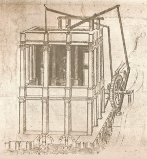 Drawing of projects for castles and villas, c1472-c1519 (1883). Artist: Leonardo da Vinci.