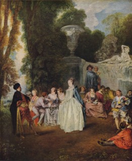 'Fetes Venitiennes', 1718-1719. Artist: Jean-Antoine Watteau.