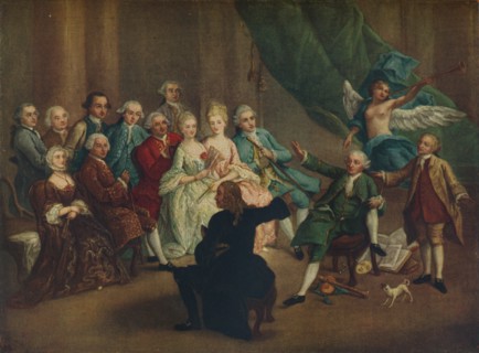 'David Garrick in the Green Room', 18th century. Artist: William Hogarth.