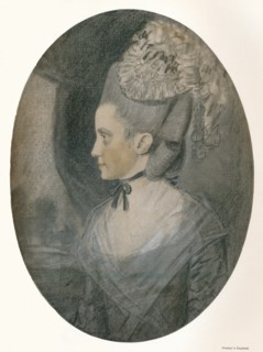 'Mrs. John Mortlock (Nee Harrison)', c1780. Artist: John Downman.