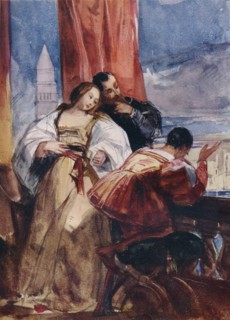 'On the Balcony, Venice', c1826.