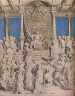 'Solomon and the Queen of Sheba',  c1534. Artist: Hans Holbein the Younger.