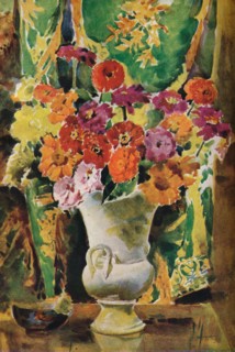 'Zinnias', c19th century. Artist: Francis Edward James.