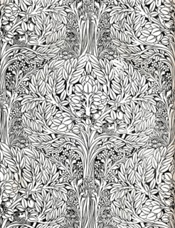 'Wall-paper, printed in distemper colour. Designed by H. Wilson', 1893 Creator: W Jackson.