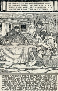 'Good King Wenceslas', 1895. Artist: Arthur Joseph Gaskin.