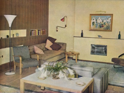 'Sitting room designed by Sege Chermayeff', c1941. Artist: Serge Chermayeff.