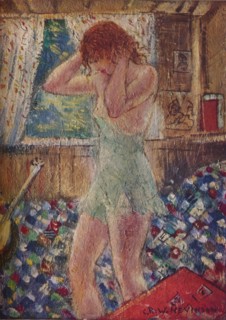 'In The Caravan', c20th century. Artist: CRW Nevinson.