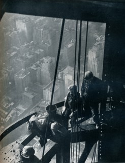 'The final stages of the Mast; the street is some quarter mile below', c1931. Artist: Lewis Wickes Hine.