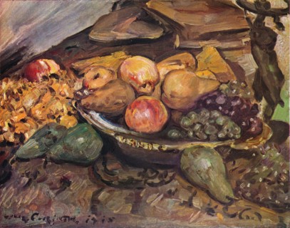 'Still-Life with Fruit', c20th century. Artist: Lovis Corinth.
