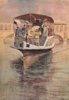 'Bateau-Parisien at the Point du Jour', 1915. Artist: Charles Jouas.