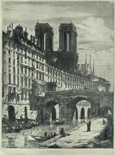 'Le Petit Pont', 1915. Artist: CH Meryon.