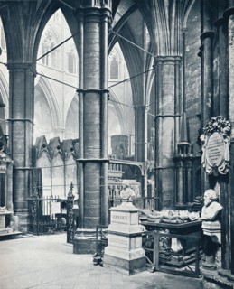 'Westminster Abbey. From South Transept, looking North-East. St. Benedict's Chapel', c1903. Artist: SB Bolas & Co.