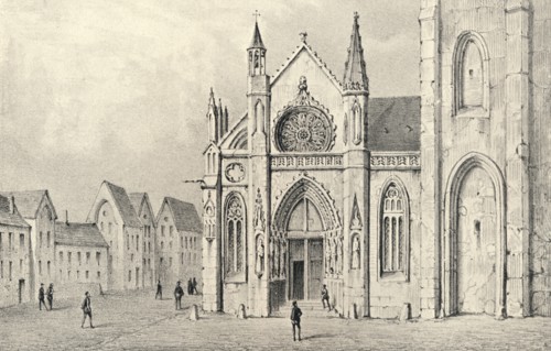 'The Portal of the Church of St Jacques la Boucherie', 1915. Artist: Unknown.