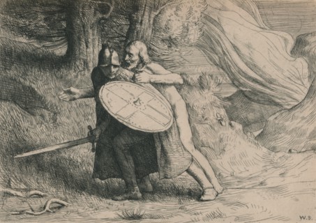 'The Valley of the Shadow of Death', c1916. Artist: William Strang.
