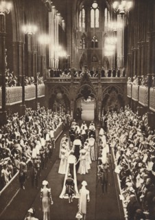 'The Procession Into The Abbey', 1937. Creator: Unknown.
