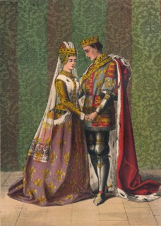 'Dat Is As It Sall Please De Roi Mon Pere', c1875. Artists: William Shakespeare, Robert Charles Dudley.