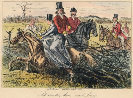 Let me try them, said Lucy', 1865. Artist: Hablot Knight Browne.