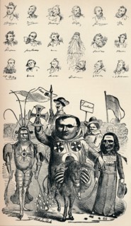 'Caricatures of Members of the National Conference at Frankfort and of the Prussian Kreuz-Zeitung P Artist: Unknown.