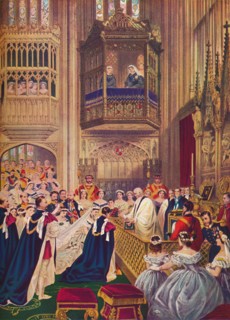 The Royal Wedding, St George's Chapel, Windsor, March 10, 1863 (1910). Creator: Unknown.
