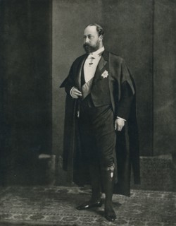 The Prince of Wales as a bencher of the Middle Temple, 1884 (1910). Creator: W&D Downey.