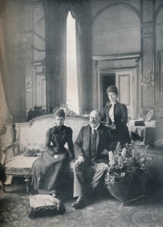 The future King Edward VII and Queen Alexandra in Denmark, 1900 (1911). Creator: Mary Steen.