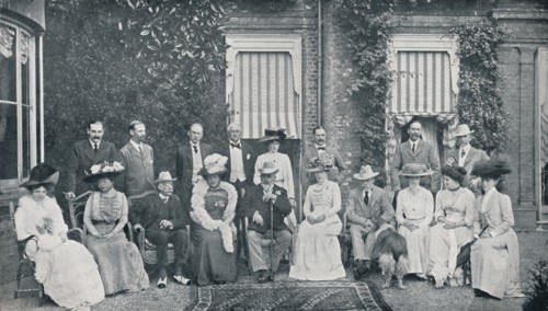 The Royal house party at The Grove, Watford, Lord Clarendon's residence, in July, 1909 (1911). Creator: Frederick Downer & Sons.