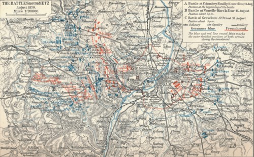 'The War of 1870-71. From the plans of the Prussian General Staff and other Sources', 1907. Artist: Unknown.