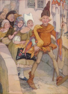 'Dummling and his Golden Goose', 1937. Artist: Anne Anderson.