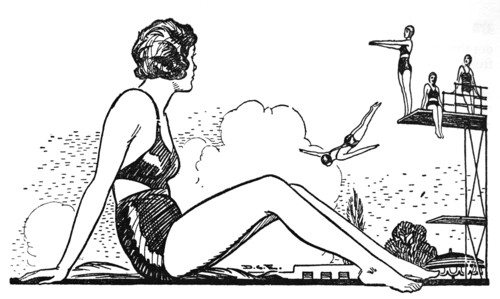 'Learn to Swim', 1937. Artist: Unknown.