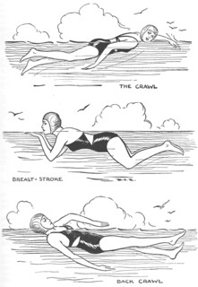 'Learn to Swim', 1937. Artist: Unknown.
