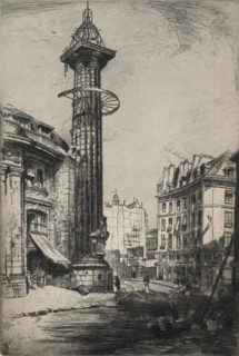 'The Astrological Column of Catherine de Medici', 1915. Artist: Herbert Hillier.