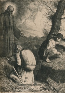 'The Slough of Despond', c1916. Artist: William Strang.
