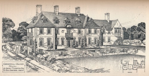 'Conkwell Grange, Wilts. E. Guy Dawber, Architect', c1907. Artist: Edward Guy Dawber.