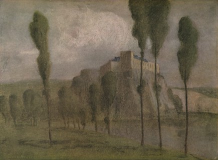 'A Northern Castle', c1900. Artist: Isobelle Ann Dods-Withers.